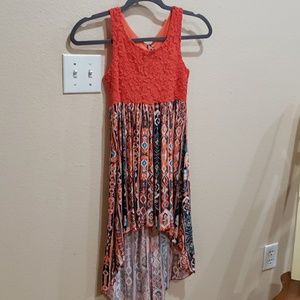 Coral dress